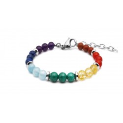 Le bracelet  7 CHAKRAS "HARMONIE DES 7"