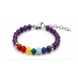 Le bracelet  7 CHAKRAS "SAHASRARA"