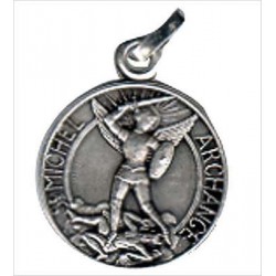 Médaille St Michel - Métal Argenté