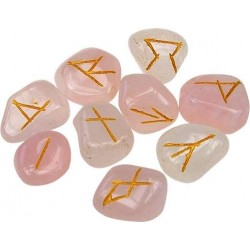 Runes en Quartz Rose