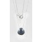 Collier Briolette facettée Labradorite 13 mm - Argent 925