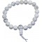 Bracelet mala tibétain - Howlite blanche