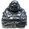 Bouddha Rieur Assis 4 cm - Hématite