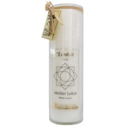 Bougie Chakra Lotus Blanc