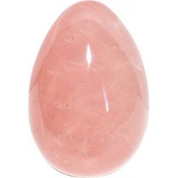 Oeuf Quartz rose - Pièce de 30 x 45 mm