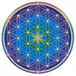 Autocollant attrape-soleil - Fleur de Vie - Flower of Life Mandala