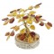 Arbre du Bonheur Ambre mixte 8 cm 45 pierres