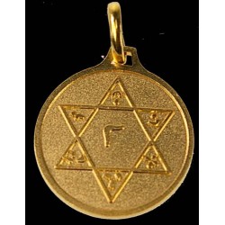 Médaille Sceau de Salomon - dorée