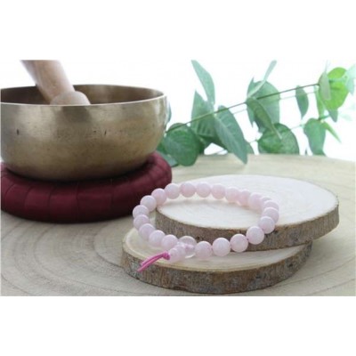Bracelet Mala - Quartz rose Bracelet Mala - Quartz rose