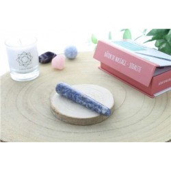 Bâton de Massage Arrondi en Sodalite