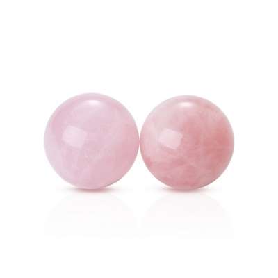 Boules de Relaxation Chinoises en Quartz Rose