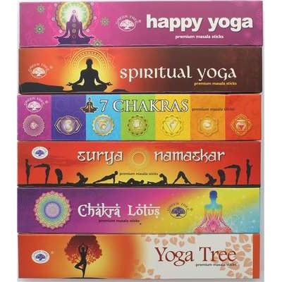 Coffret Encens Bâton Green Tree Yoga 6 Fragrances