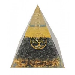 Pyramide Orgonite Labradorite Arbre de vie