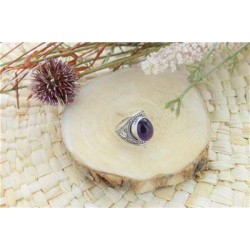 Bague Améthyste Argent 925 Alaka T53