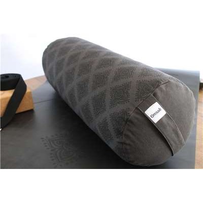 Bolster de yoga noir en kapok Bolster de yoga noir en kapok