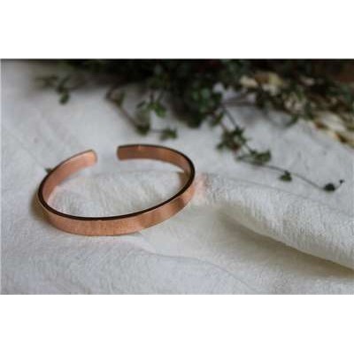 Bracelet cuivre Forme jonc plat Bracelet cuivre Forme jonc plat