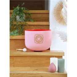 Bol chantant en Cristal Chakra Racine