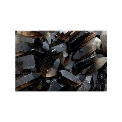 Pointes de Quartz fumé - Boite de 1 kg environ Pointes de Quartz fumé - Boite de 1 kg environ
