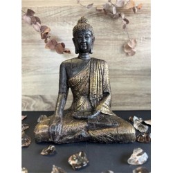 Statuette Bouddha Assis 29,5 cm - Résine