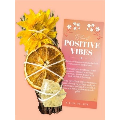 Rituel de fumigation Positive Vibes Rituel de fumigation Positive Vibes