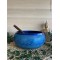 Bol Chantant Aluminium Bleu Om env 20 cm