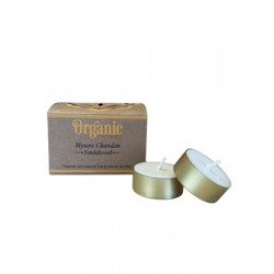 Bougie chauffe - plat parfumée Organic Bois de santal