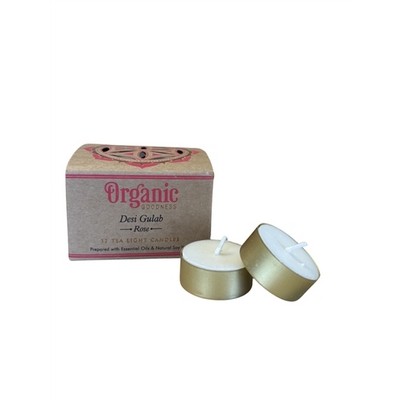 Bougie chauffe - plat parfumée Organic Rose