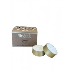 Bougie chauffe - plat parfumée Organic Jasmin