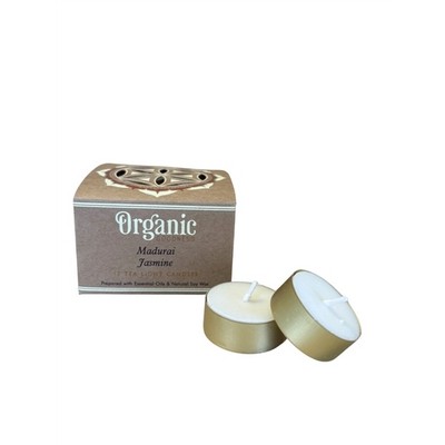 Bougie chauffe - plat parfumée Organic Jasmin