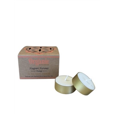 Bougie chauffe - plat parfumée Organic Orange