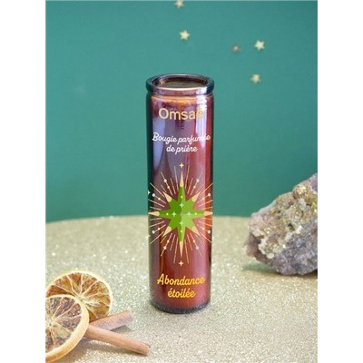 Bougie de prière Abondance étoilée
