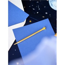 Présentoir de 20 Stylos Etoiles Dorés