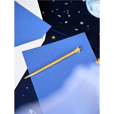 Présentoir de 20 Stylos Etoiles Dorés