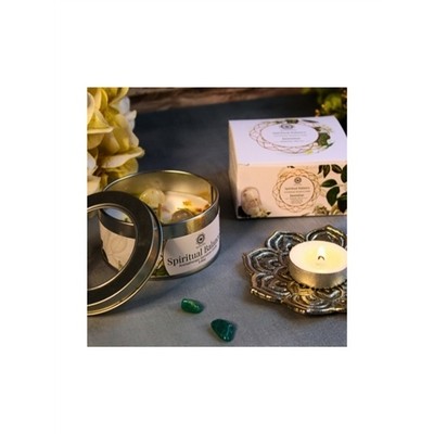 Bougie Litho Green Tree Équilibre Spirituel - Jasmin - 70 grs