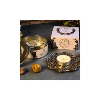 Bougie Litho Green Tree Croissance Intérieure - Menthe - 70 grs