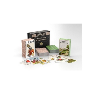 Coffret mini-jeux : Tarot AE Waite - Petit Lenormand